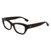 Victoria Beckham Brown Acetate Glasses (frames) In Brown