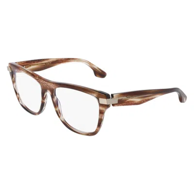 Victoria Beckham Brown Acetate Glasses (frames)