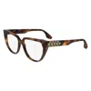 Victoria Beckham Brown Acetate Glasses (frames) In Brown
