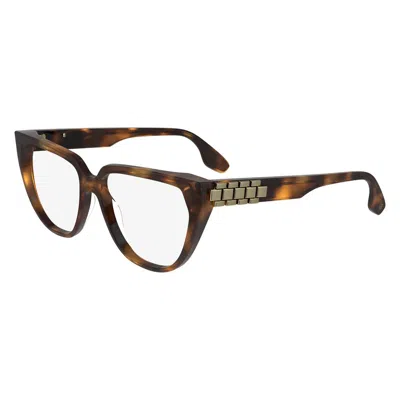 Victoria Beckham Brown Acetate Glasses (frames)