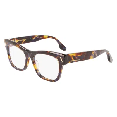 Victoria Beckham Brown Acetate Glasses (frames)