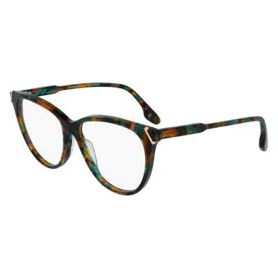 Victoria Beckham Brown Acetate Glasses (frames)