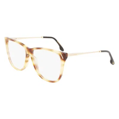 Victoria Beckham Brown Acetate Glasses (frames)