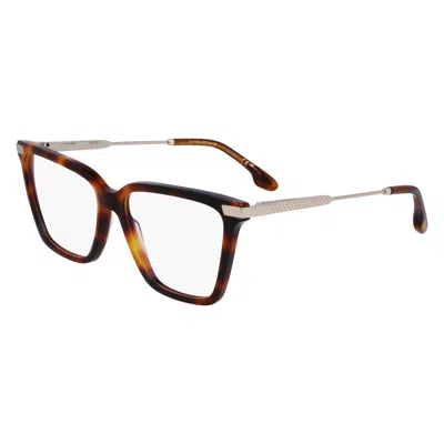 Victoria Beckham Brown Acetate Glasses (frames)