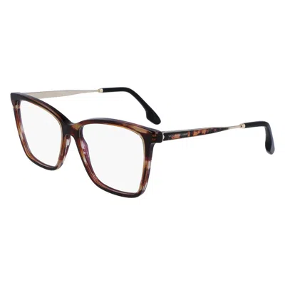 Victoria Beckham Brown Acetate Glasses (frames)