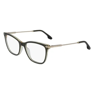 Victoria Beckham Brown Acetate Glasses (frames) In Multi