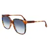 Victoria Beckham Brown Acetate Sunglasses In Brown