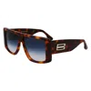 Victoria Beckham Brown Acetate Sunglasses