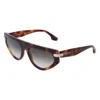Victoria Beckham Brown Acetate Sunglasses