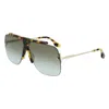 Victoria Beckham Brown Acetate Sunglasses