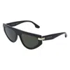 Victoria Beckham Brown Acetate Sunglasses In Black