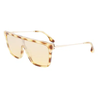 Victoria Beckham Brown Acetate Sunglasses