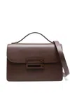 Victoria Beckham Rectangular Calfskin Shoulder Bag With Modern Clasp
