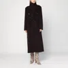 Victoria Beckham Double-breasted Long Coat With Tailored Silhouette In Black