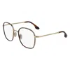 Victoria Beckham Brown Metal Glasses (frames)