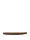 Victoria Beckham Buckle-logo Belt In Green