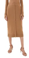 Victoria Beckham Button-detail Midi Skirt