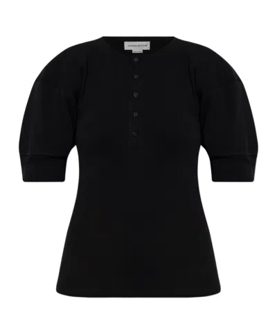 Victoria Beckham Button-down Tops In Black