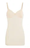 Victoria Beckham Cami Cotton Top In Neutral