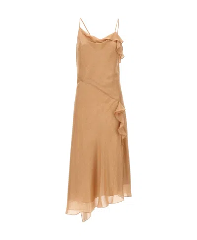 VICTORIA BECKHAM VICTORIA BECKHAM ASYMMETRIC CAMI SLIP DRESS