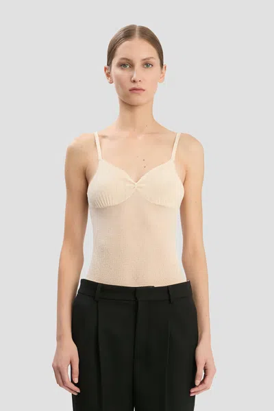Victoria Beckham Cami Top In Pale Rose In Neutral