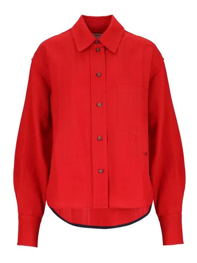 VICTORIA BECKHAM CAMISA - ROJO