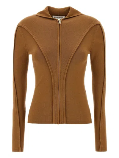 Victoria Beckham Cardigan In Brown