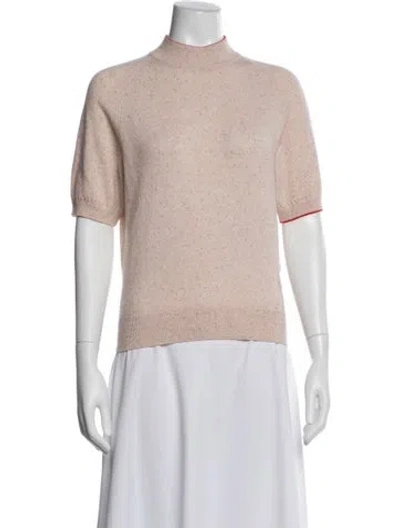 Pre-owned Victoria Beckham Cashmere Mock Neck Sweater In Multi