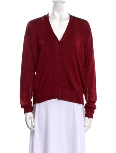 Pre-owned Victoria Beckham Cashmere V-neck Sweater