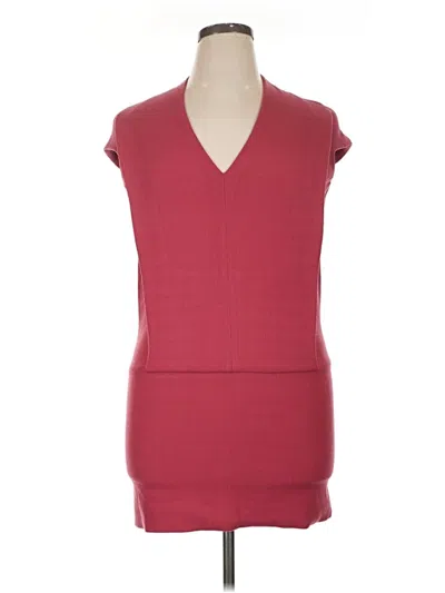 Pre-owned Victoria Beckham Casual Dress In Burgundy