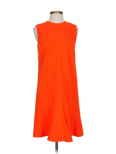 Pre-owned Victoria Beckham Casual Dress In Orange