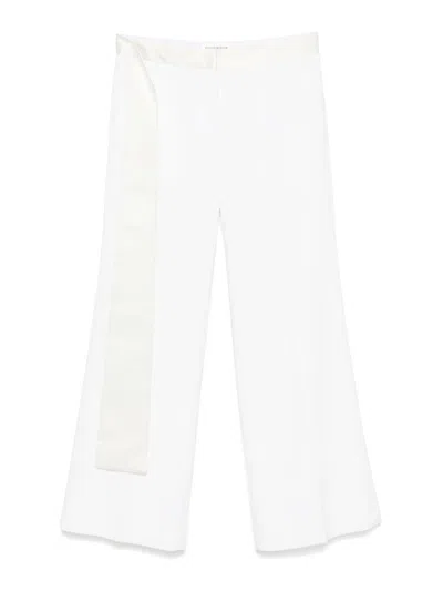 Victoria Beckham Casual Pants In White