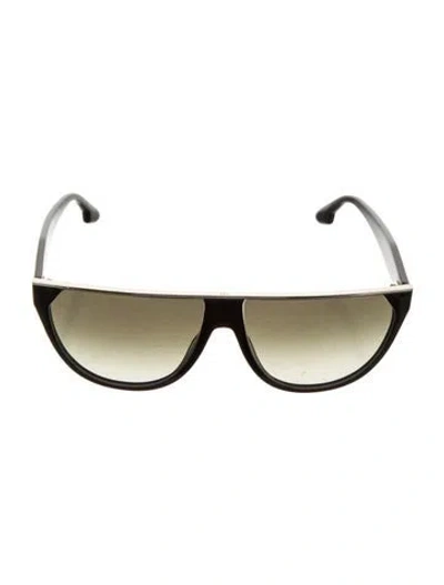 Pre-owned Victoria Beckham Cat-eye Gradient Sunglasses In Black