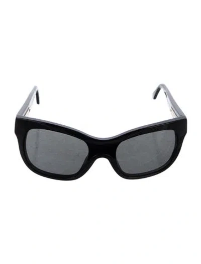 Pre-owned Victoria Beckham Cat-eye Tinted Sunglasses In Black