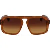 Victoria Beckham Sunglasses In 773 Honey Brown Horn