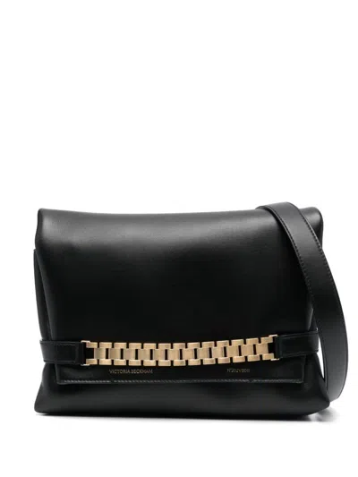 Victoria Beckham Chain Leather Clutch