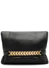 VICTORIA BECKHAM CHAIN PADDED LEATHER POUCH