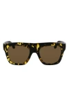Victoria Beckham Chain Pouch 52mm Modified Rectangular Sunglasses