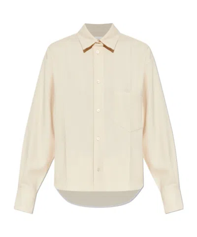 Victoria Beckham Chest-pocket Blouse In Red