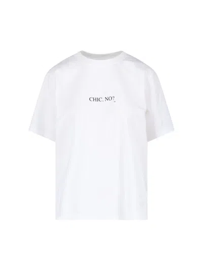 VICTORIA BECKHAM 'CHIC, NO?' T-SHIRT