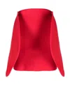 VICTORIA BECKHAM CIRCULAR 3D-DETAILING RIBBED MINISKIRT