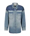 Victoria Beckham Women Camicia In Denim Schiarito In Blue