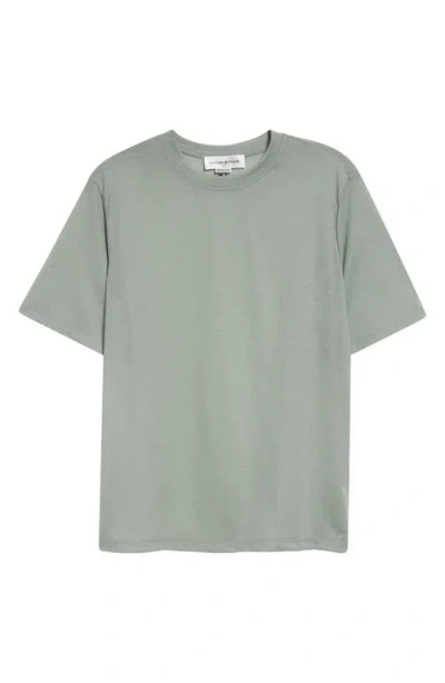 Victoria Beckham Classic Cotton Blend T-shirt In Wasabi
