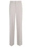 Victoria Beckham Straight Tailored Trousers In White