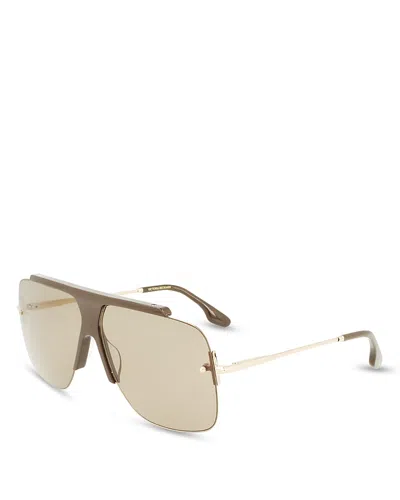 Victoria Beckham Classic V Navigator Sunglasses, 64mm In Gray