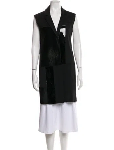 Pre-owned Victoria Beckham Coat In Black