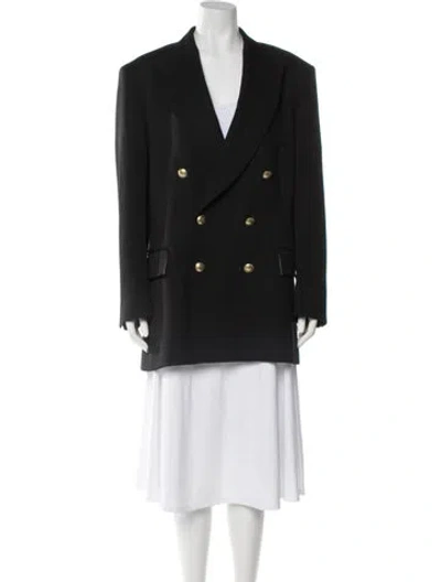Pre-owned Victoria Beckham Coat In Black