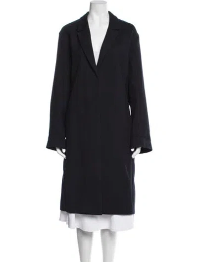 Pre-owned Victoria Beckham Coat In Blue