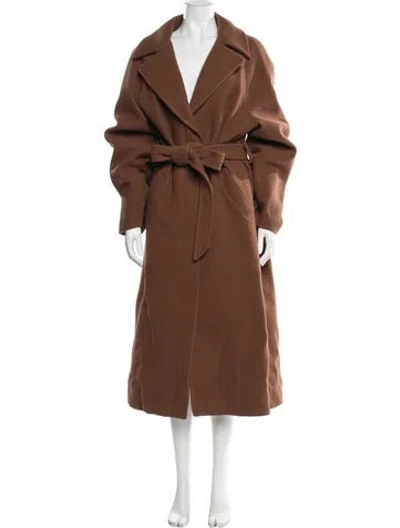 Pre-owned Victoria Beckham Coat In Brown
