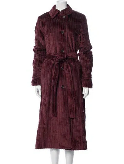 Pre-owned Victoria Beckham Coat In Red